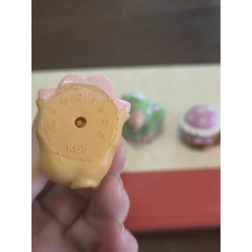 Vintage Strawberry Shortcake Pets, Lot Of 3, Burrito Donkey, Parfiet Parrot,monk